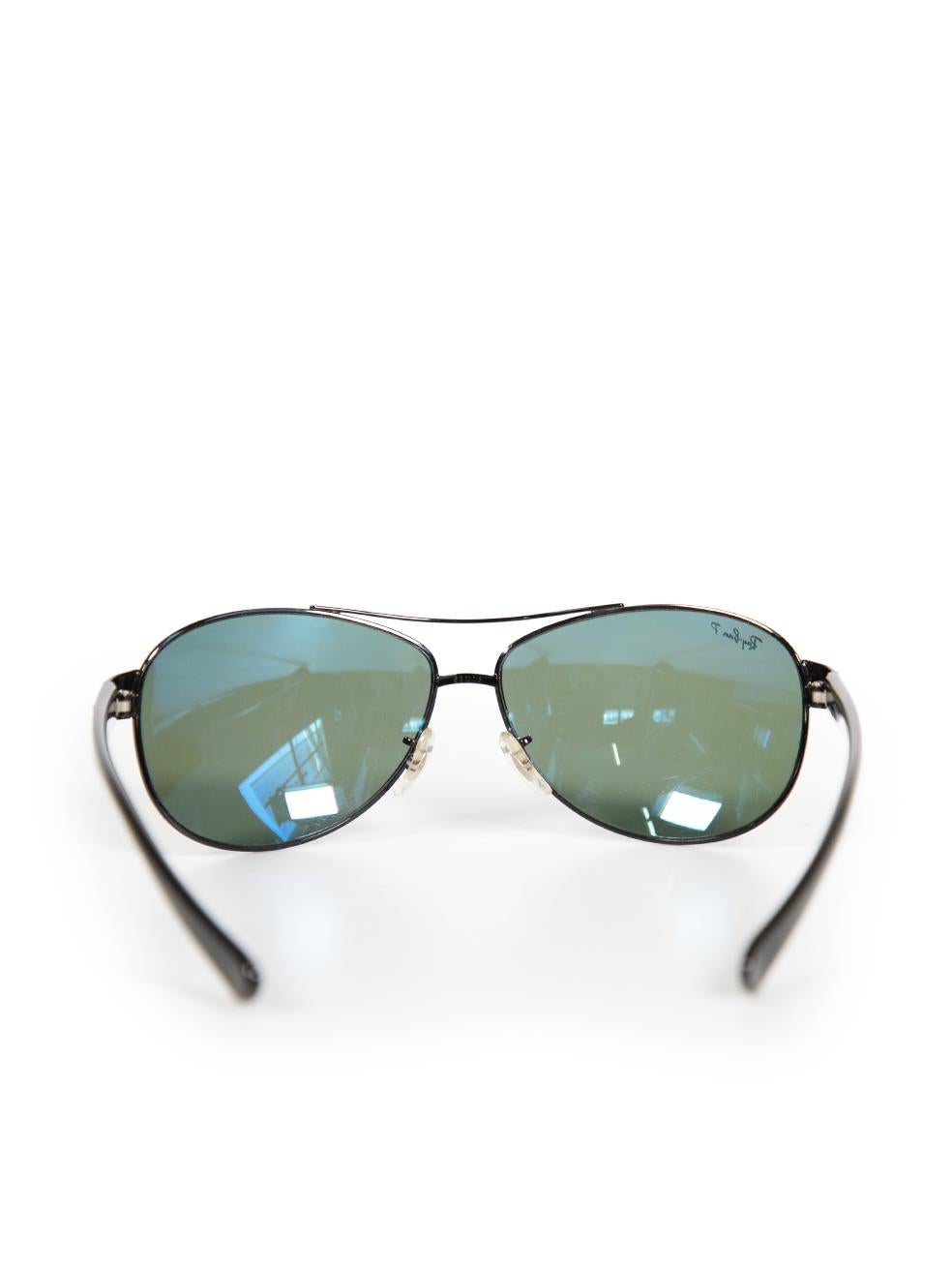 Ray-Ban Black Aviator Sunglasses In Good Condition In London, GB