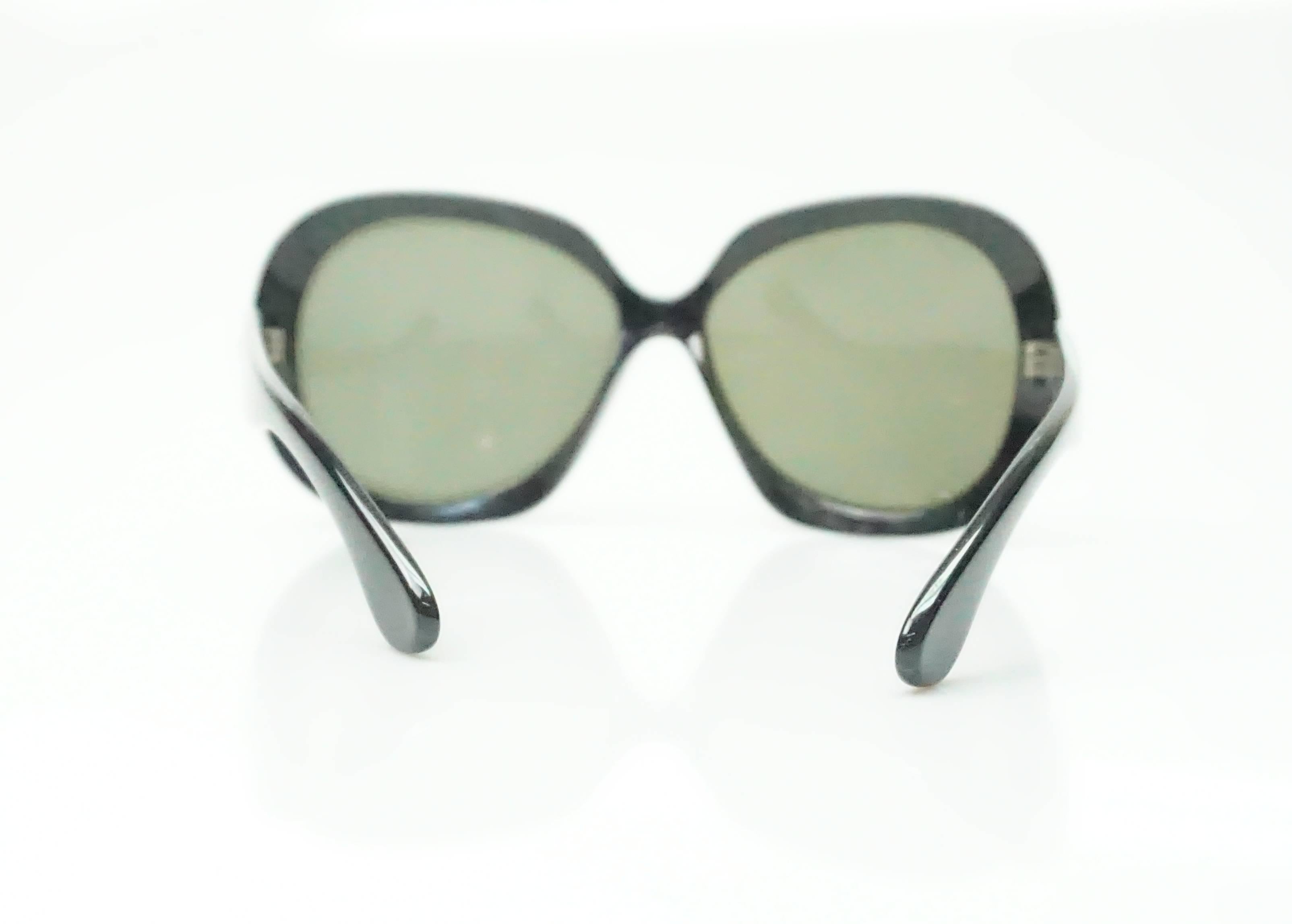 Ray-Ban Black Jackie Ohh II Sunglasses  In Excellent Condition In West Palm Beach, FL