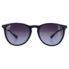 Ray-Ban Occhiali da sole unisex in gomma nera opaca RB4171 Erika