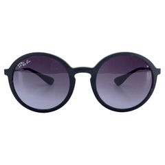 Ray-Ban Black Matte Rubber Unisex Sunglasses RB4222 50/21