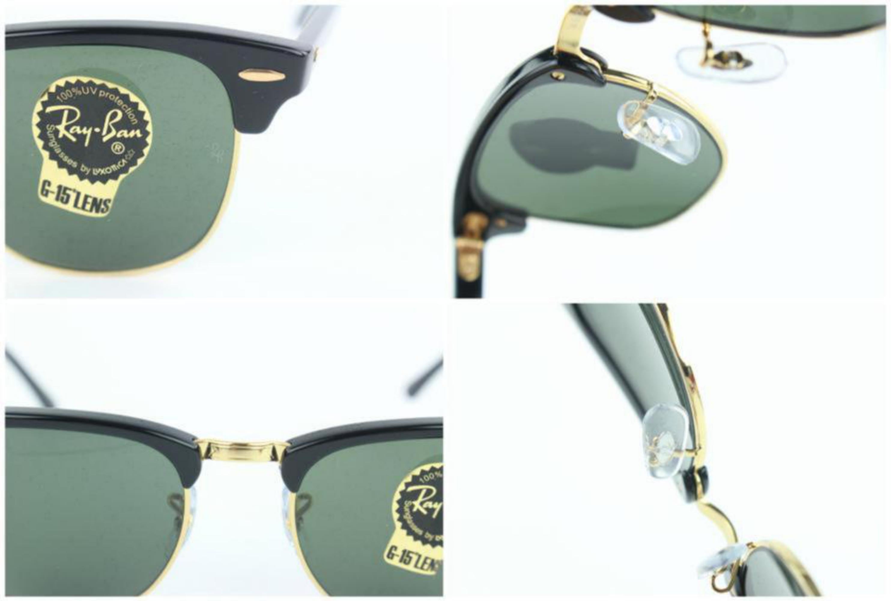 Ray-Ban Black Rb3016 Clubmaster 49 C25mz1019 Sunglasses For Sale 7