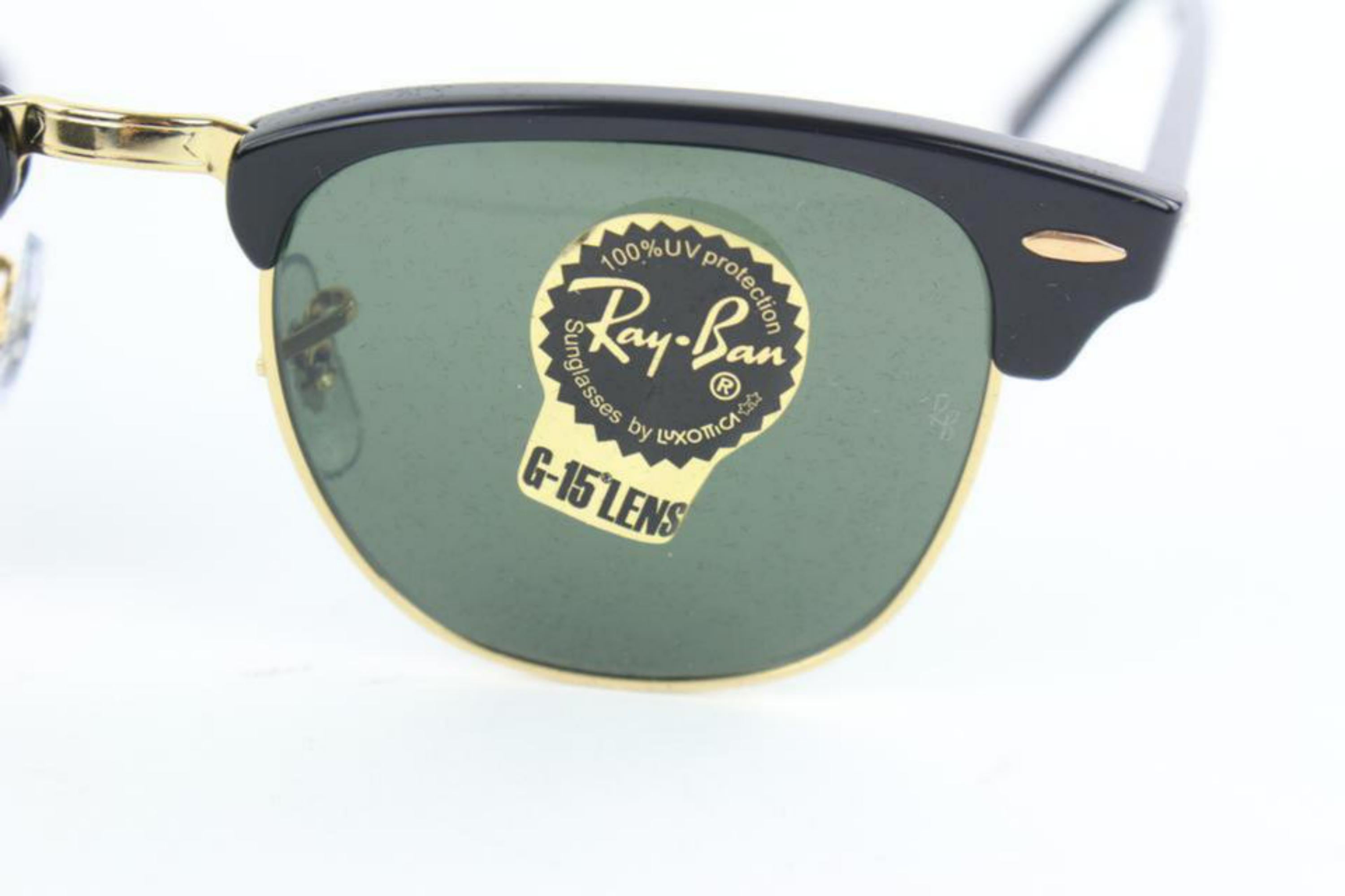 Ray-Ban Black Rb3016 Clubmaster 49 C25mz1019 Sunglasses For Sale 1