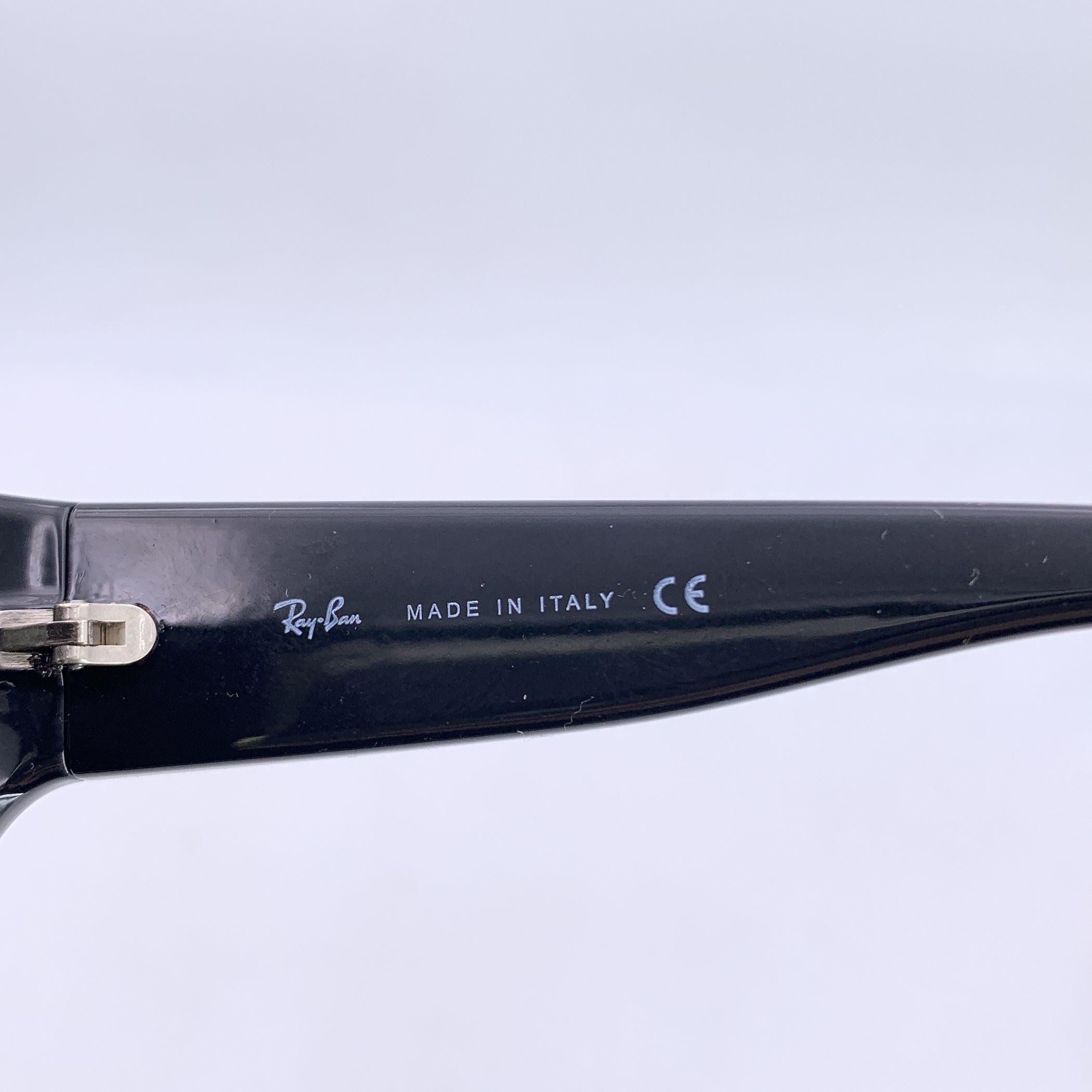Ray-Ban Occhiali da sole unisex rettangolari neri RB 4095 57/20 130mm In condizioni ottime in vendita a Rome, Rome