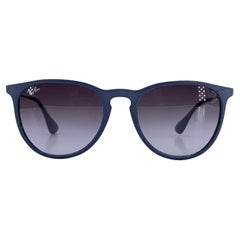 Ray-Ban Occhiali da sole unisex in gomma opaca blu RB4171 Erika