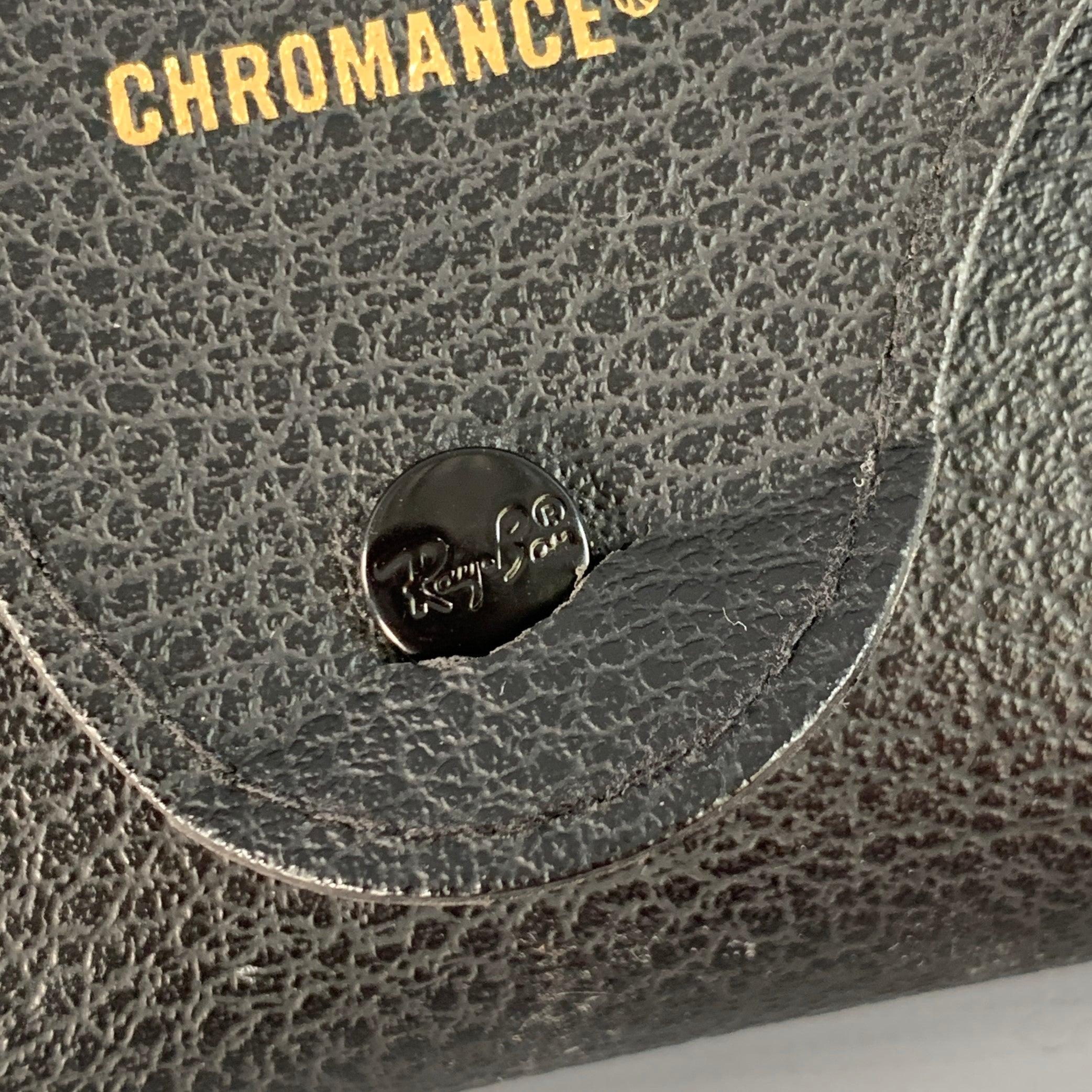 Ray-Ban Chromance Silver Metal Occhiali da sole Aviator quadrati polarizzati in vendita 3