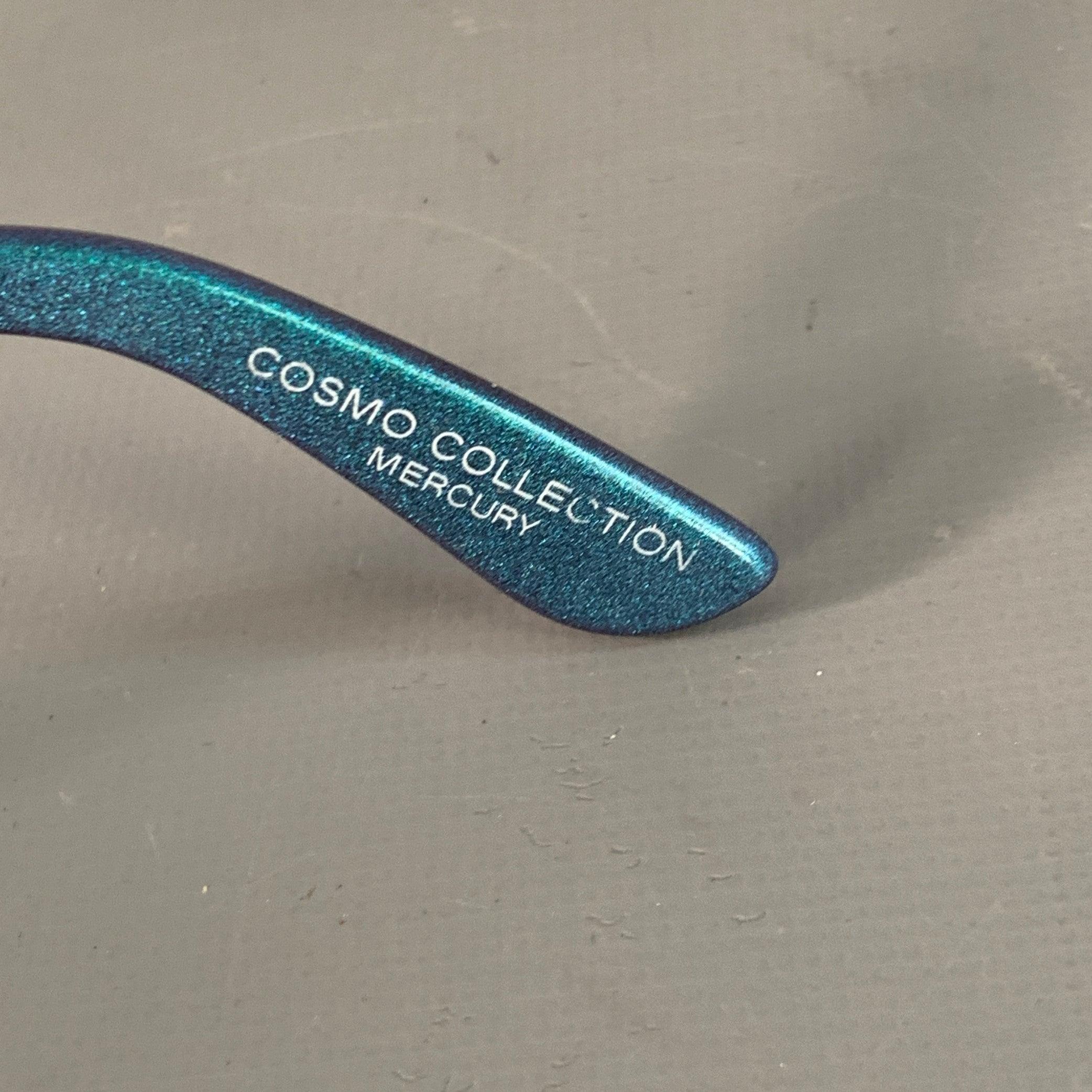 RAY-BAN COSMO COLLECTION One Size Blue Glitter Acetate Mirrored Sunglasses 3