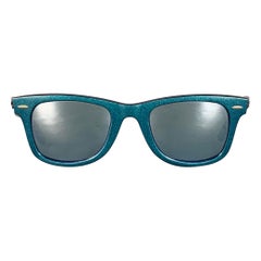 RAY-BAN COSMO COLLECTION One Size Blue Glitter Acetate Mirrored Sunglasses