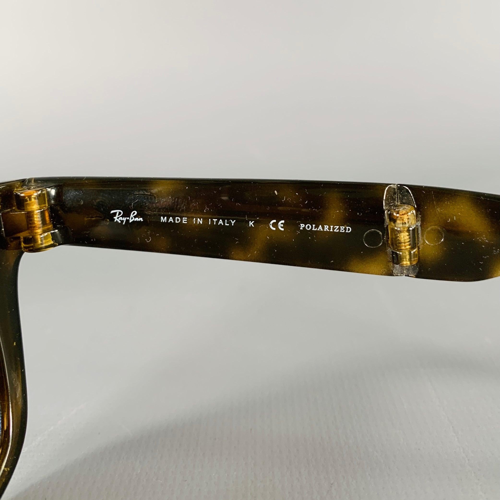 Ray-Ban Occhiali da sole Foldes Wayfarer Marrone Acetato 2