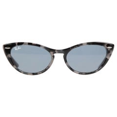 Used Ray-Ban Grey Cat Eye Tortoiseshell Sunglasses
