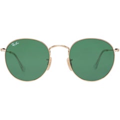 Ray-Ban Mint Unisex Gold Sunglasses RB3447 001 50 50-21-135 mm For Sale at  1stDibs
