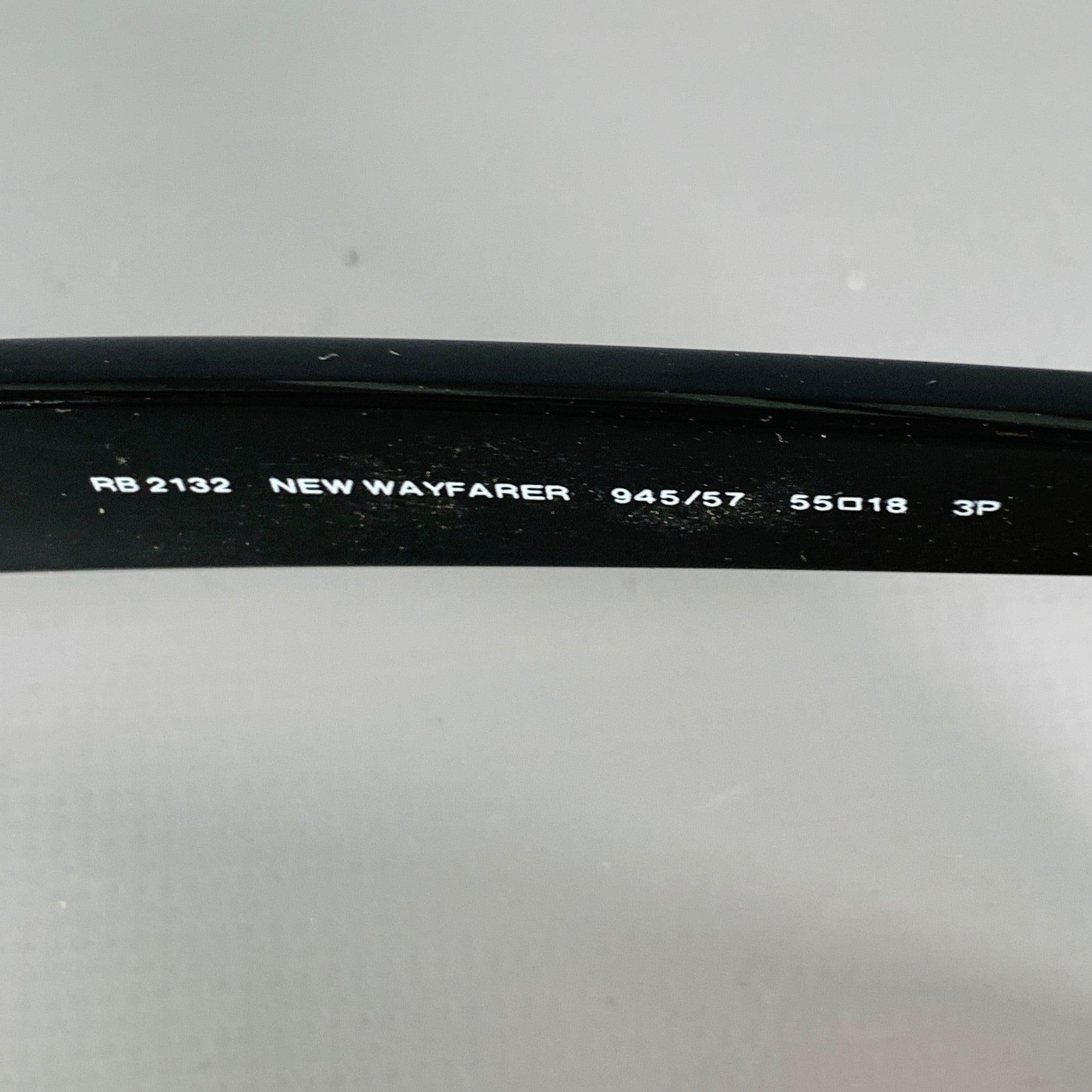 Men's RAY-BAN New Wayfarer Clear Black Two Tone Acetate Sunglasses & Eyewear For Sale