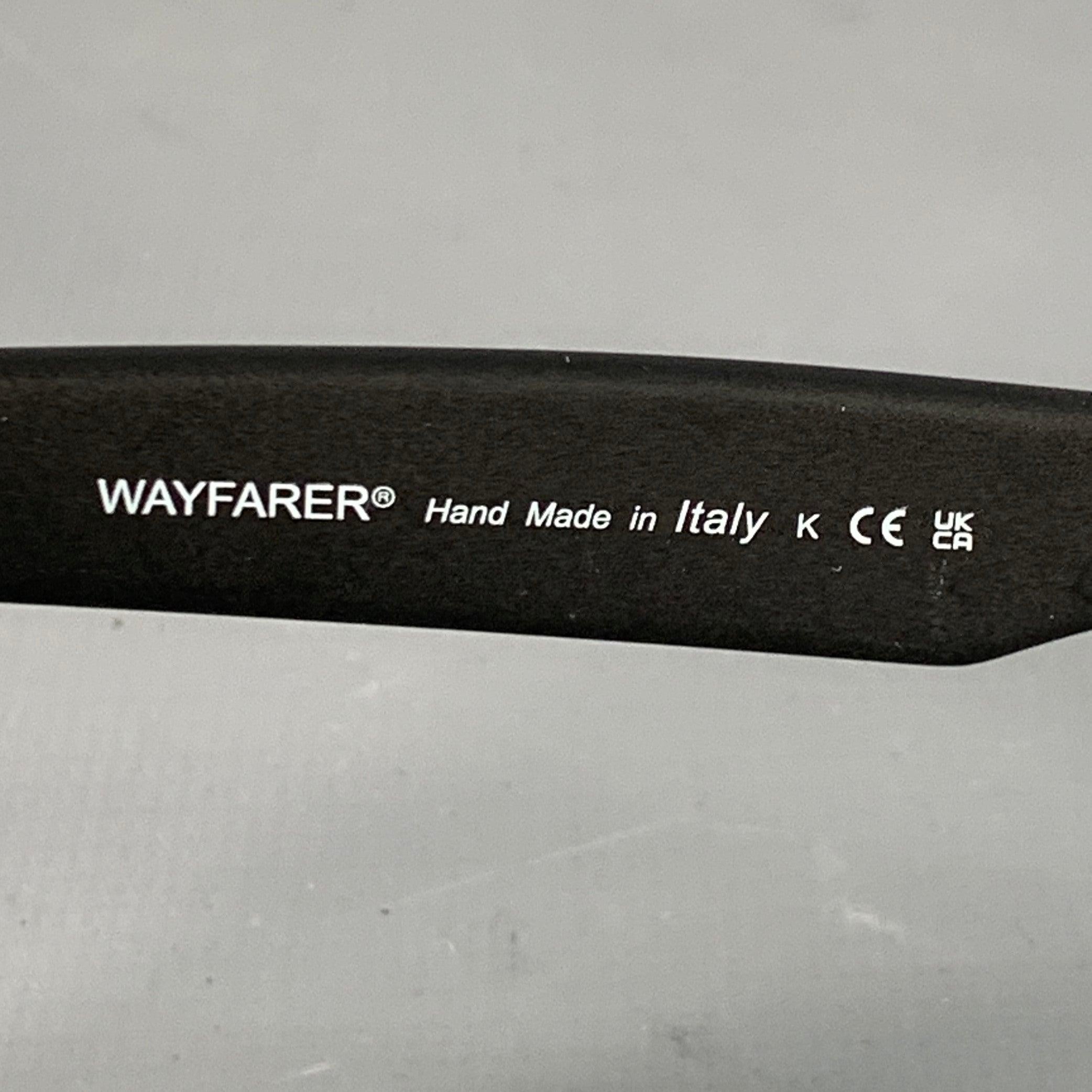 RAY-BAN One Size Wayfarer Black Acetate Sunglasses en venta 1
