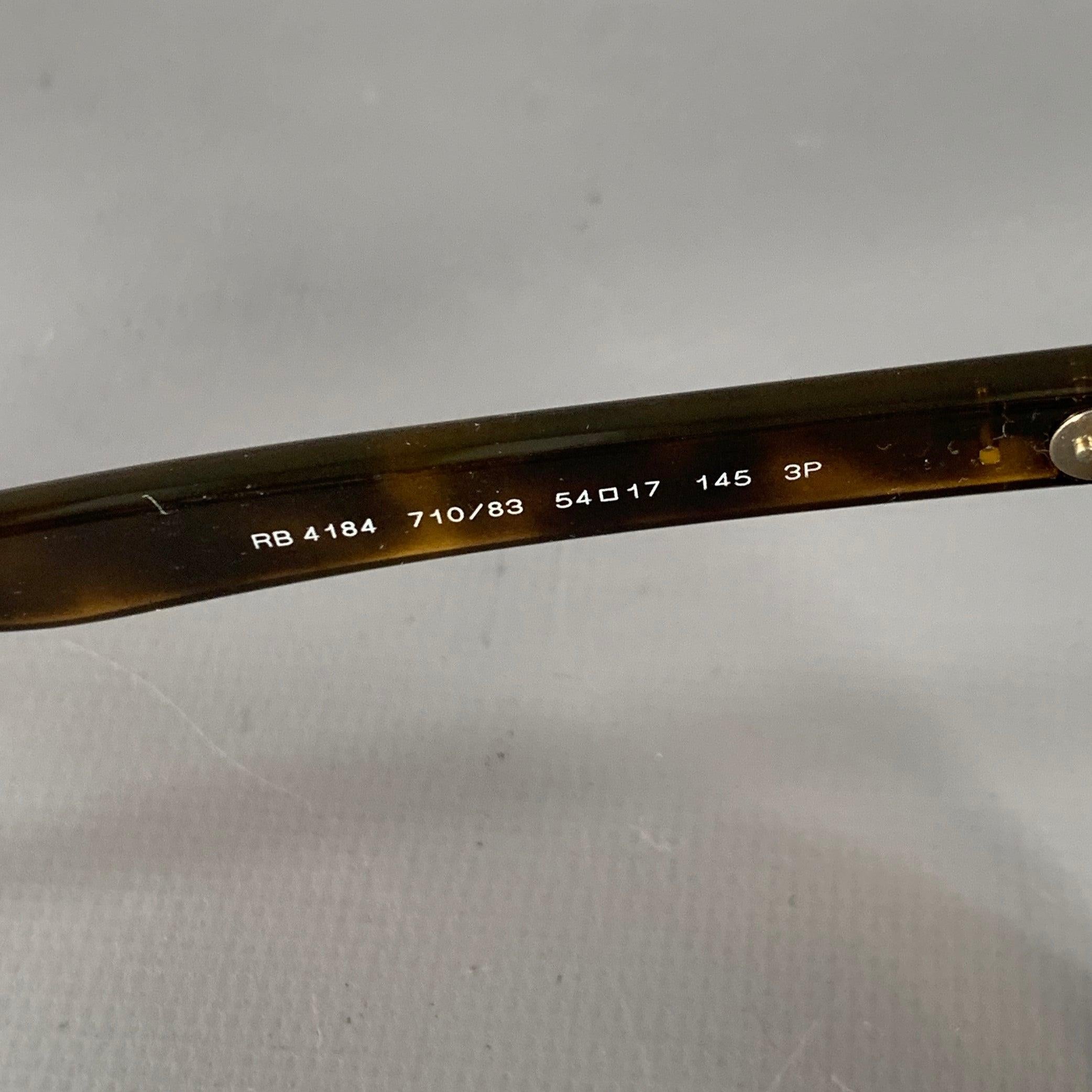 RAY-BAN Polierte Sonnenbrille Light Havana Brown Beige Tortoiseshell Acetate Polarized Sunglasses Herren im Angebot