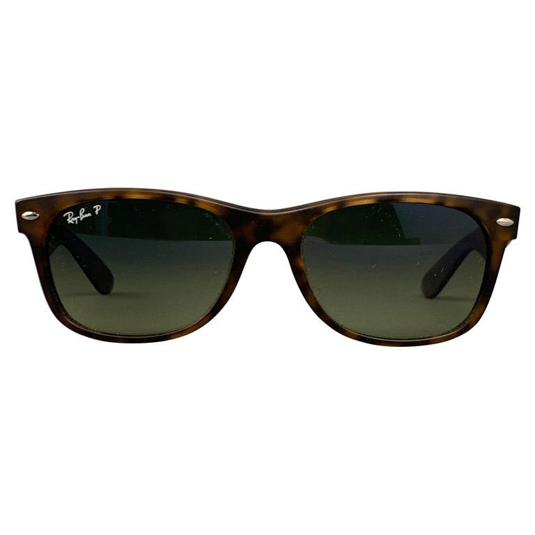 RAY-BAN Tortoise Shell Acetate Polarized New Wayfarer Sunglasses at 1stDibs  | tortoiseshell wayfarer sunglasses, ray ban wayfarer tortoise shell, tortoise  shell wayfarer