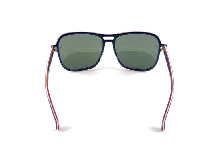 Ray Ban Vintage B&L Stateside Blue Red White Green Sport Lens