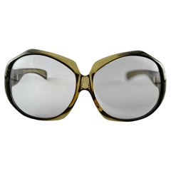 Ray Ban Vintage EVE Made by Optyl  Green  Lens Oversized Sunglasses USA