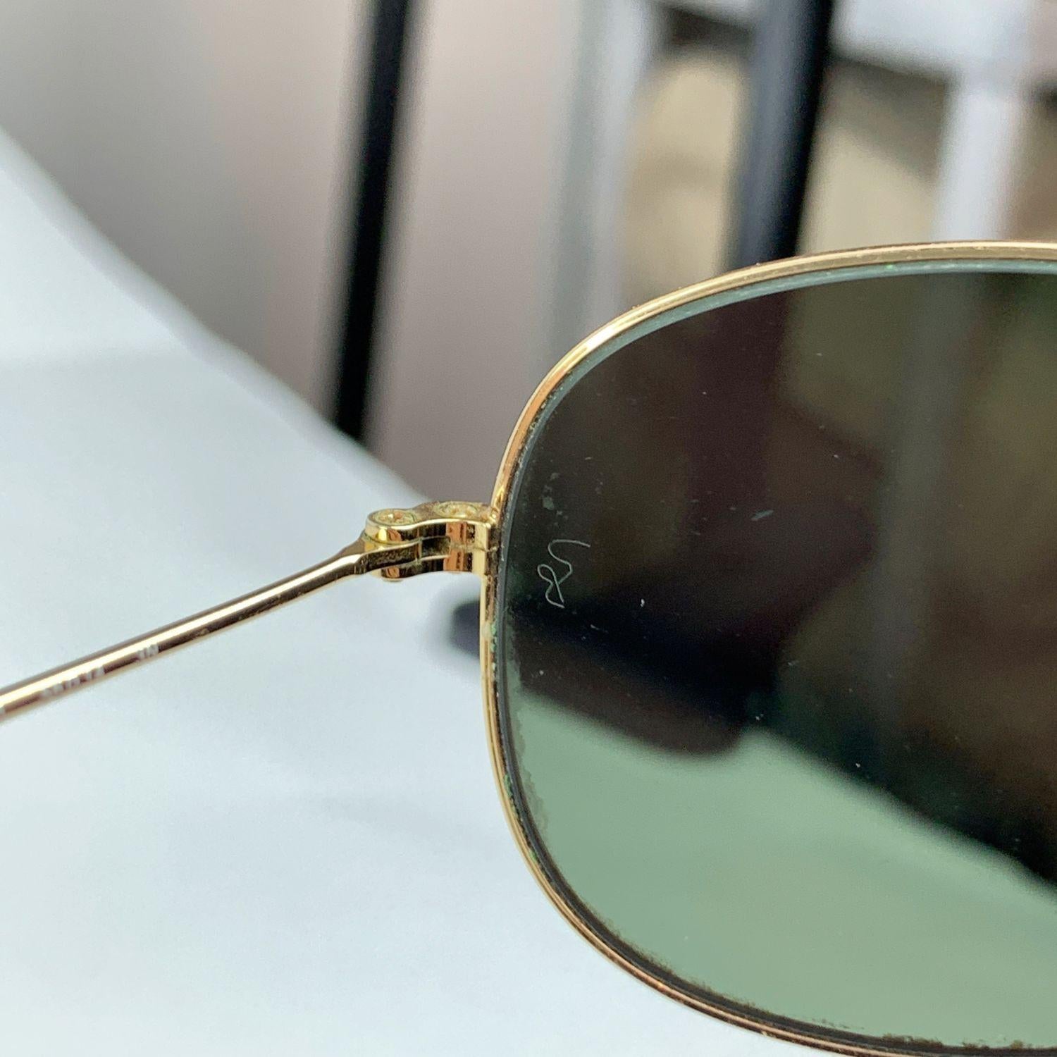 Ray-Ban Vintage Unisex RB 3362 Cockpit Sunglasses 56/18 130 mm In Good Condition In Rome, Rome