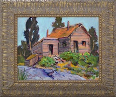 Carmel Valley Cabin, Original California Landscape in Oil