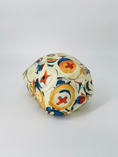 Rock Wall – Vibrant Painted Sculptural Wall Installation of Organic Shapes