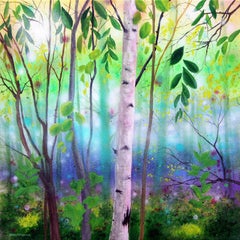 Forest Light, Painting, Acrylic on Canvas