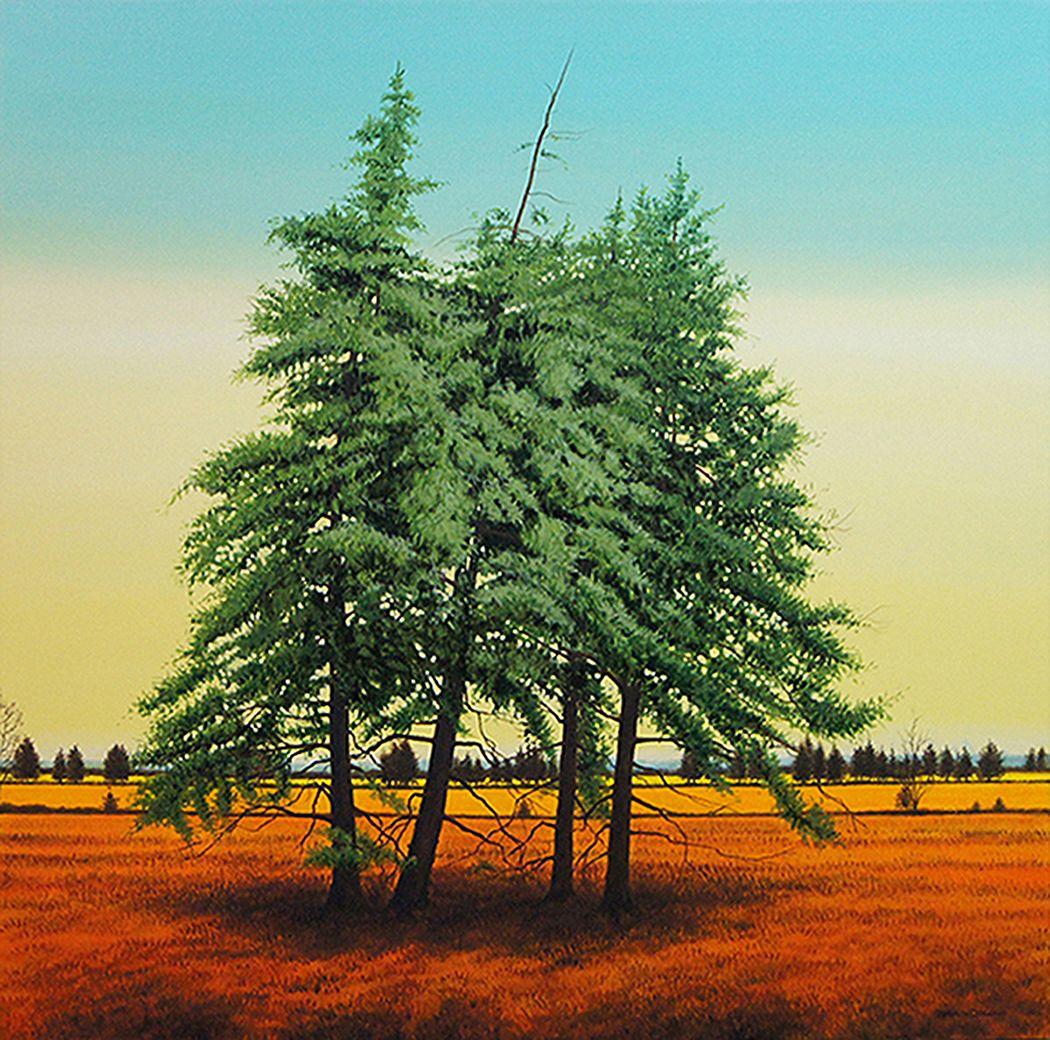 Amigos, Pintura, Acrílico sobre lienzo - Painting de Ray Brandolino