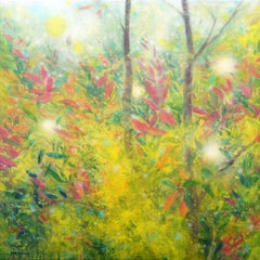 Passeggiata di primavera, Pittura, Acrilico su tela