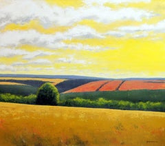 ValleyâEs Edge, Painting, Acrylic on Canvas