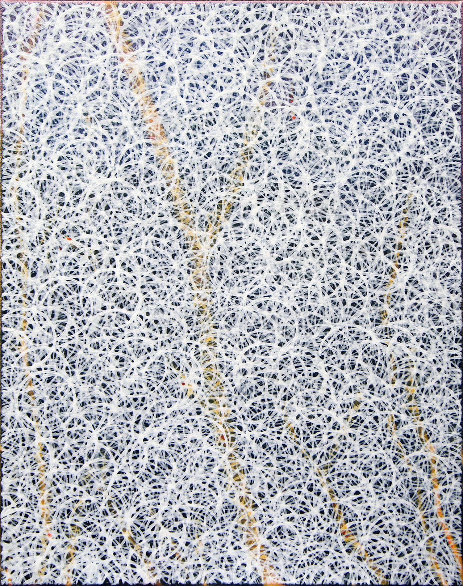 Velo Blanco Serie Armonía #6, Pintura, Acrílico sobre lienzo - Painting de Ray Brandolino