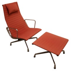 Ray Charles Eames Chair with Ottoman EA 124 and EA 125