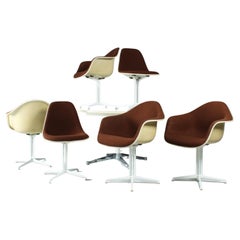 Ray & Charles Eames, La Fonda, 6 Chairs + Table, Hermann Miller, Vitra, 1960s