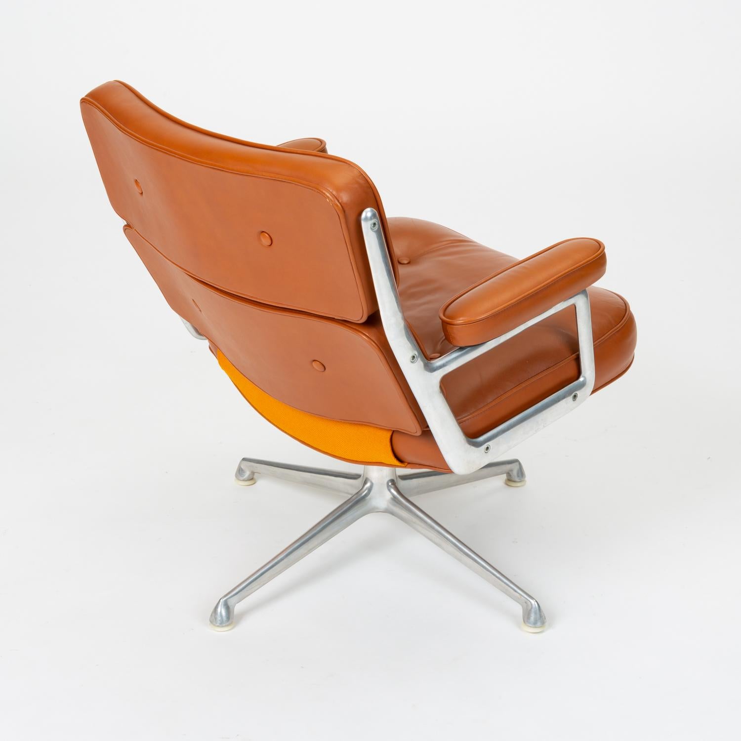 20th Century Ray and Charles Eames Time Life Lobby Chair in Cognac Leather