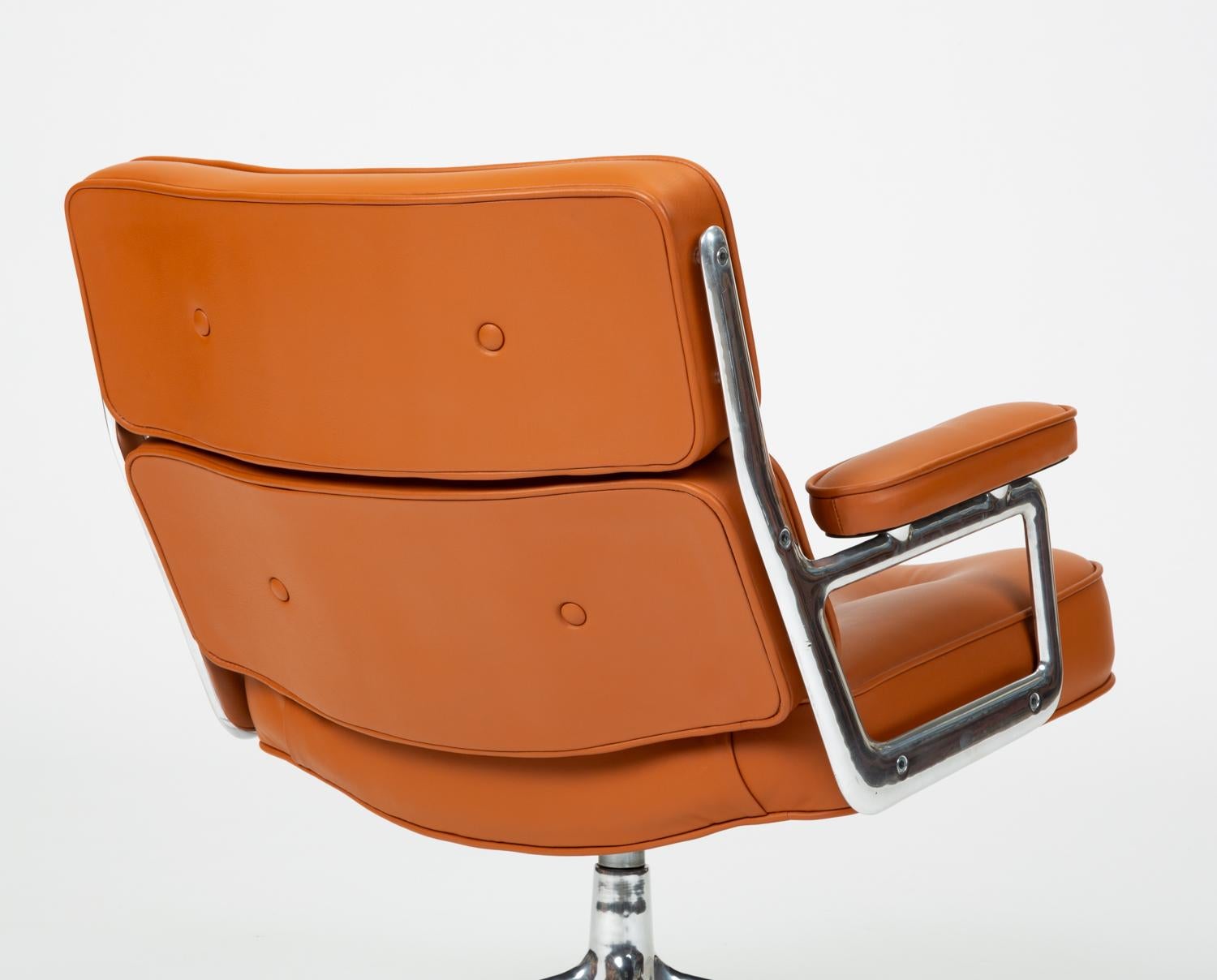 Ray and Charles Eames Time Life Lobby Chair with New Leather Upholstery 2