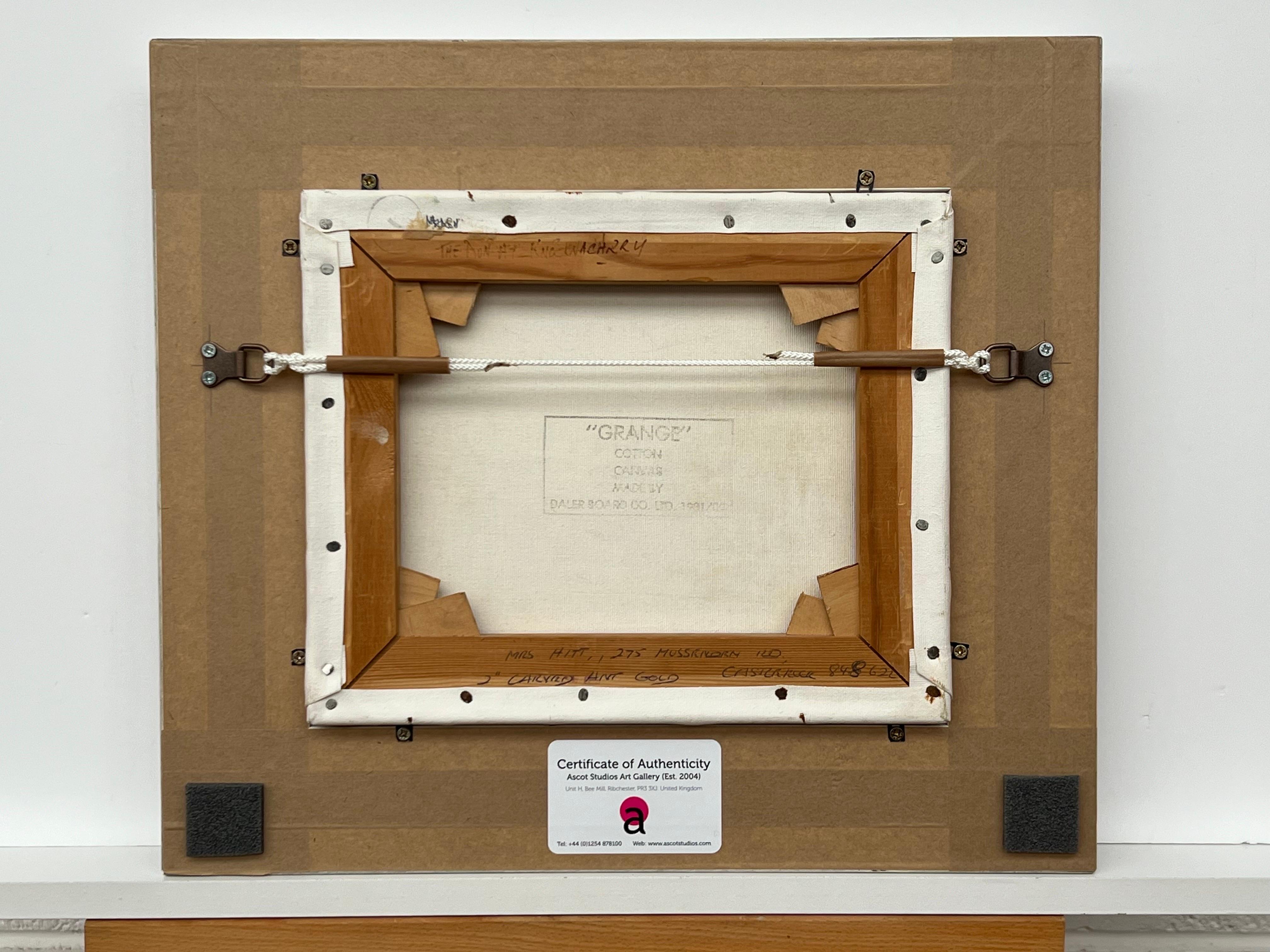 Quadro a olio d'epoca raffigurante un fiume nella campagna dell'Irlanda del Nord, realizzato da un artista irlandese in vendita 4