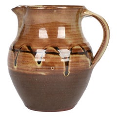 Ray Finch for Winchcombe English Slip Trailed Studio Pottery Jug