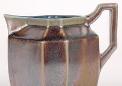 Ray Finch Winchcombe Studio Pottery Metallic Glazed Double Cream Jug