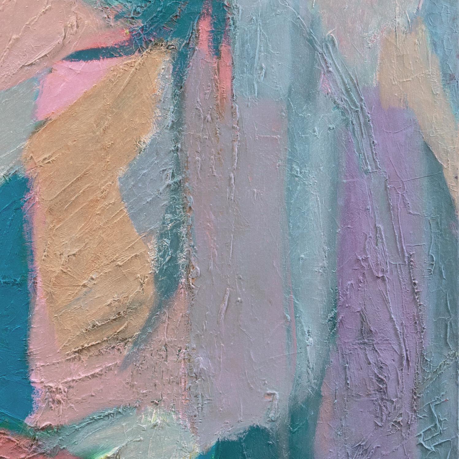 Abstracto, coral y azul