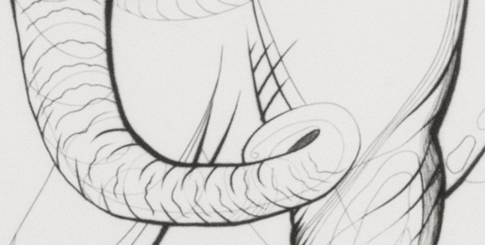 Elefante
Incisione, 1957, stampa 1988
Firmato, datato e intitolato a matita dall'artista
Dedicated: 