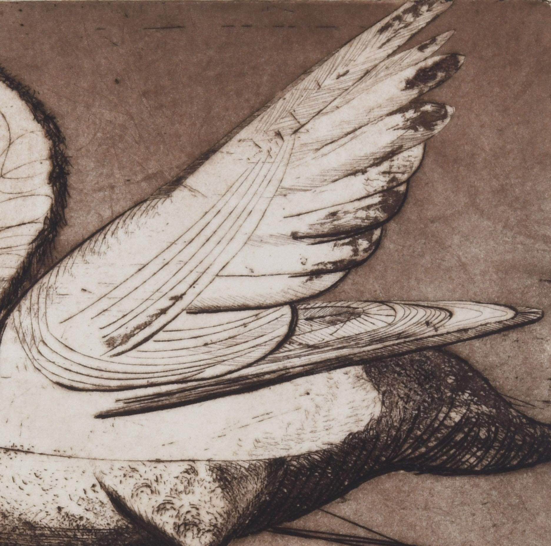 Il Cigno - Print American Modern di Ray H. French