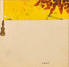 "Untitled, Carol" Ray Johnson, Pop Art, Mixed Media, Collage, Fluxus, Mail Art