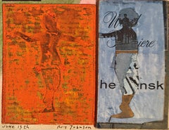 "Senza titolo, 13 giugno" Ray Johnson, Collage, Mail Art, opere miste Fluxus