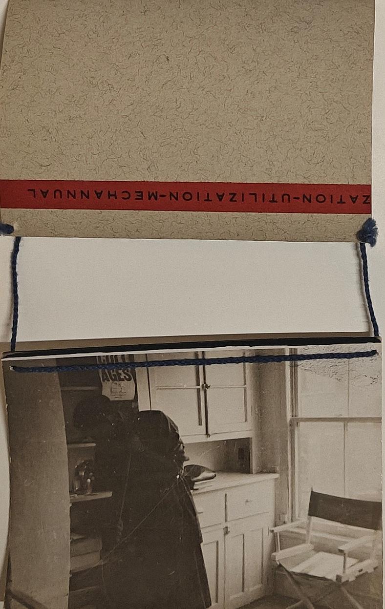 Ray Johnson
Photograph Construction, circa 1960
Photograph on paper and thread
3 1/2 x 4 inches

Provenance
Gift of the artist
Estate of Carolyn, R. Brown, New York, 2025.


Once described as New York’s “most famous unknown artist,” Ray Johnson was