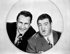 Vintage Abbott and Costello in Circle Fine Art Print