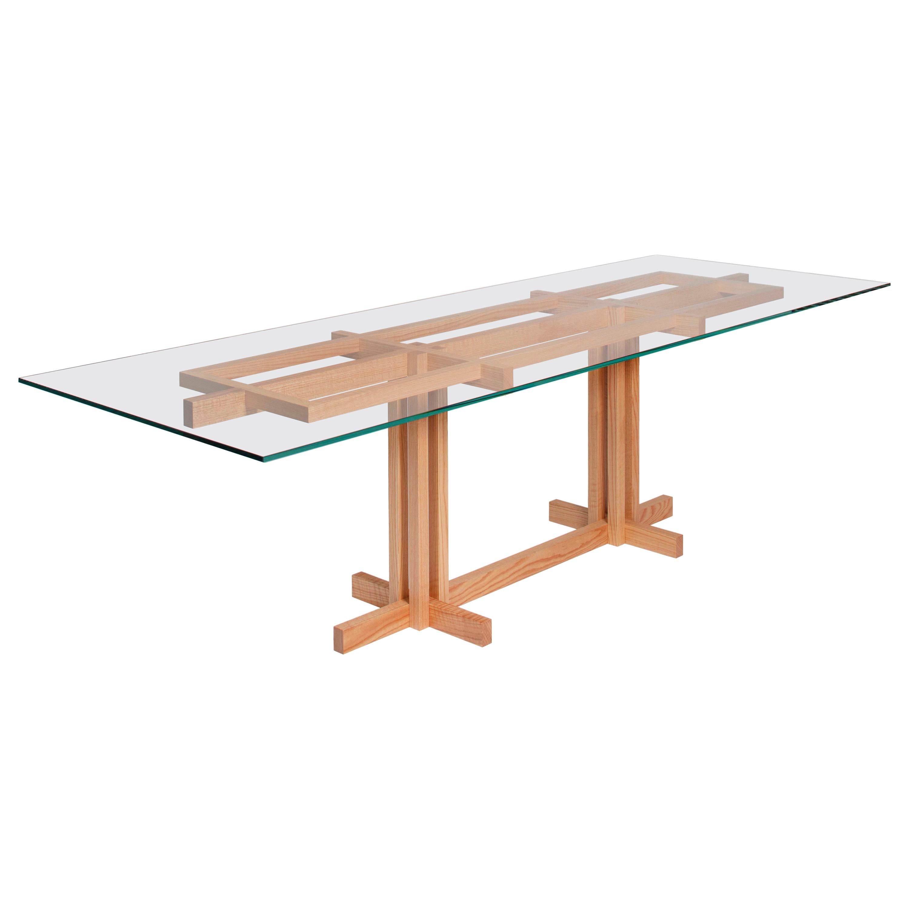 Ray Kappe RK15 Dining Table in Red Oak by Original in Berlin, Germany, 2020 For Sale