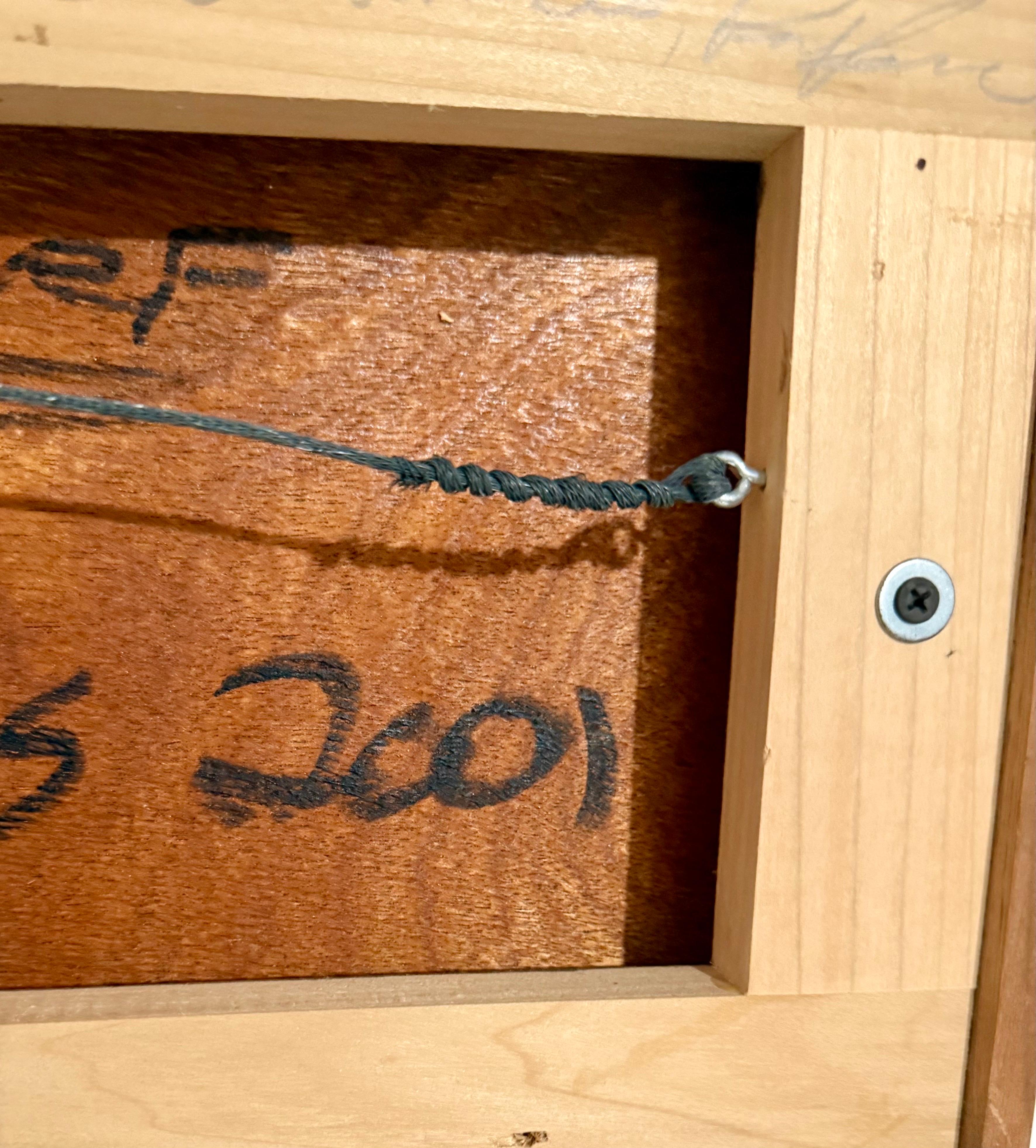 White Atlantic Surf Mixed Media Modernist Abstract Seascape Painting Ray Kass im Angebot 5