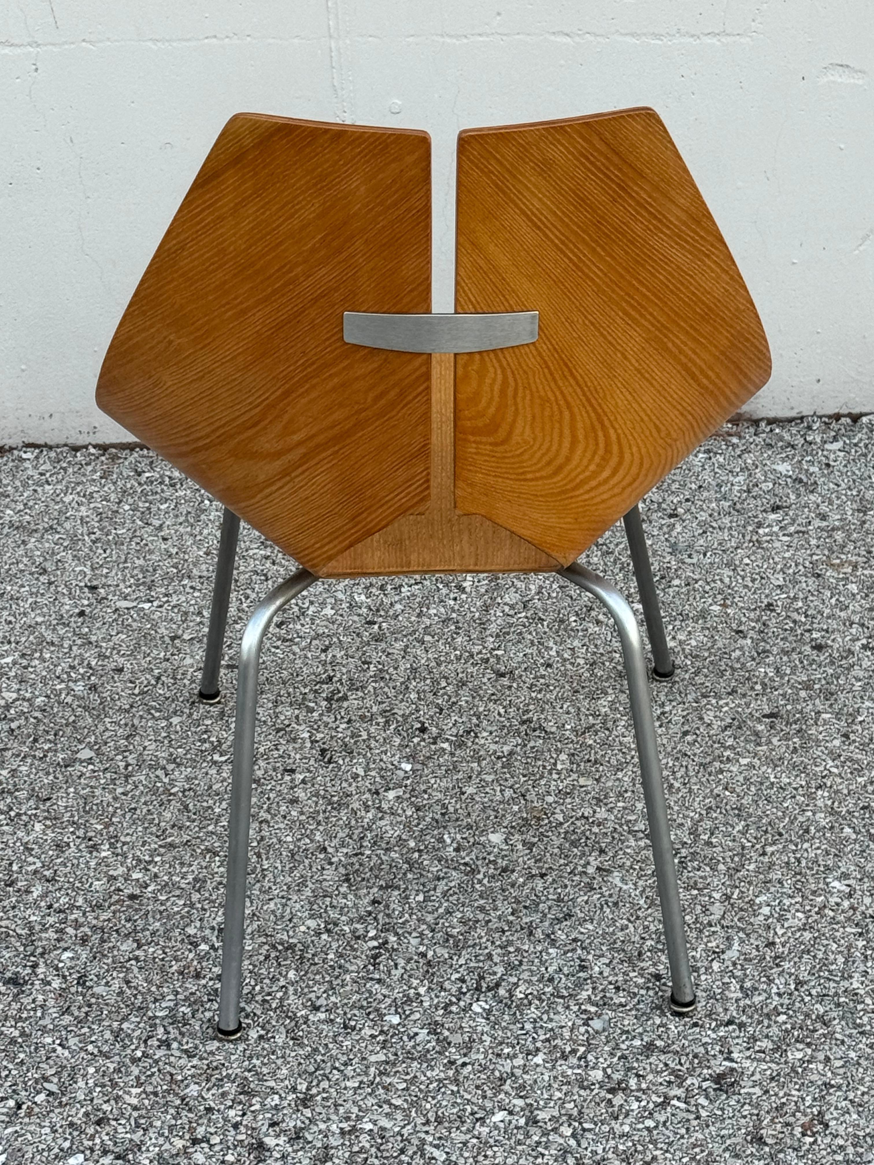 Ray Komai für J.G. Möbel 1950er MCM Bugholz Sperrholz Stuhl - Paar verfügbar - im Angebot 4