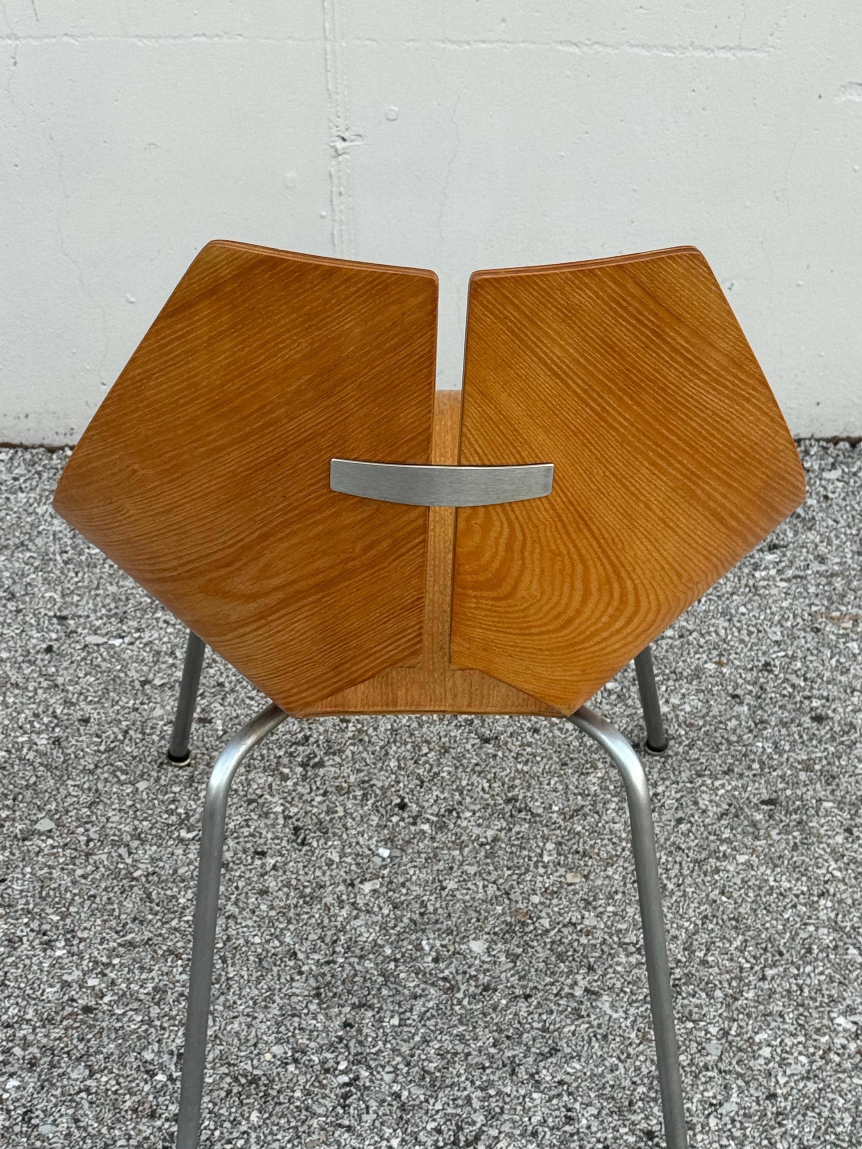 Ray Komai für J.G. Möbel 1950er MCM Bugholz Sperrholz Stuhl - Paar verfügbar - im Angebot 5