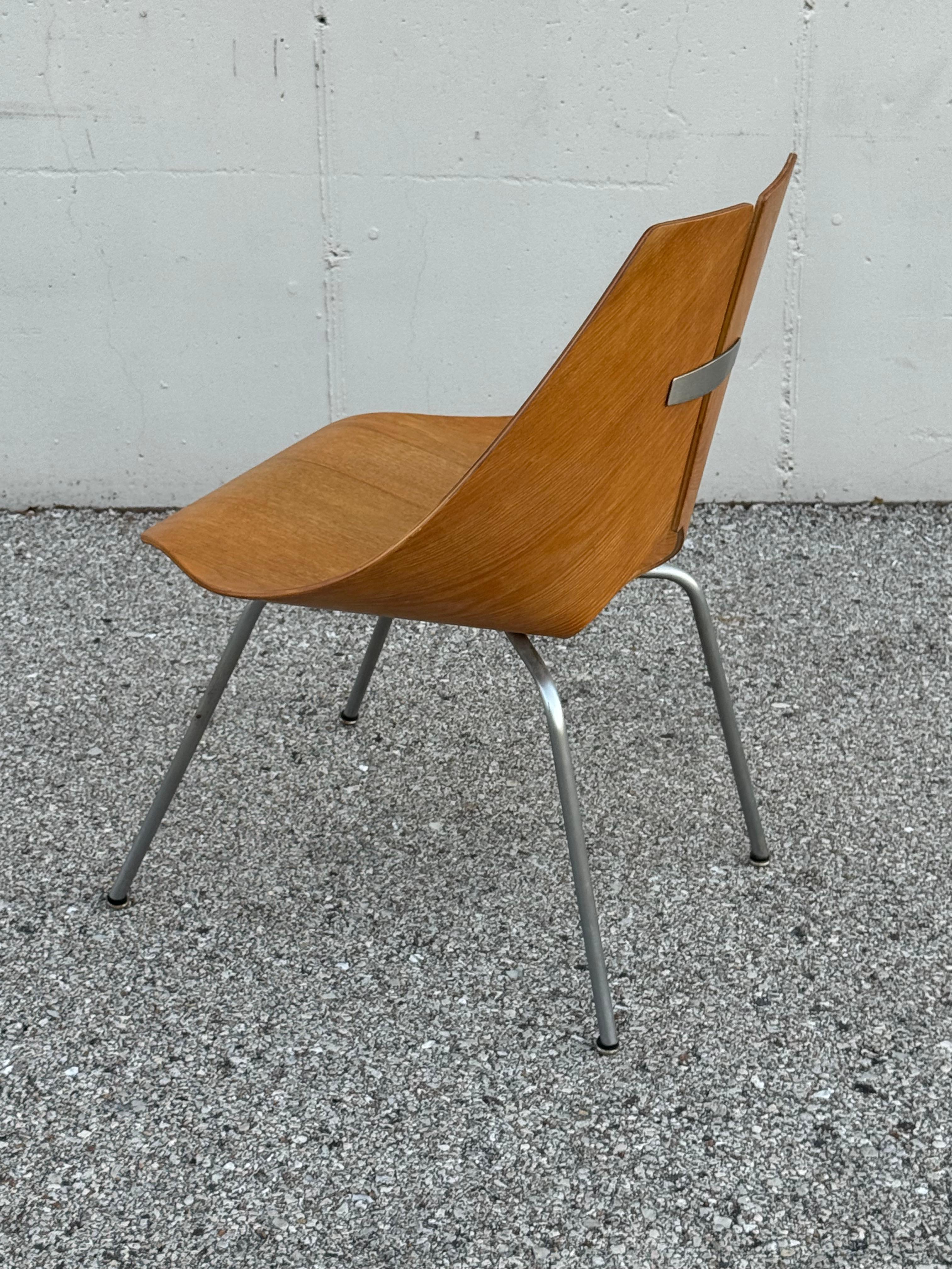Ray Komai für J.G. Möbel 1950er MCM Bugholz Sperrholz Stuhl - Paar verfügbar - im Angebot 8