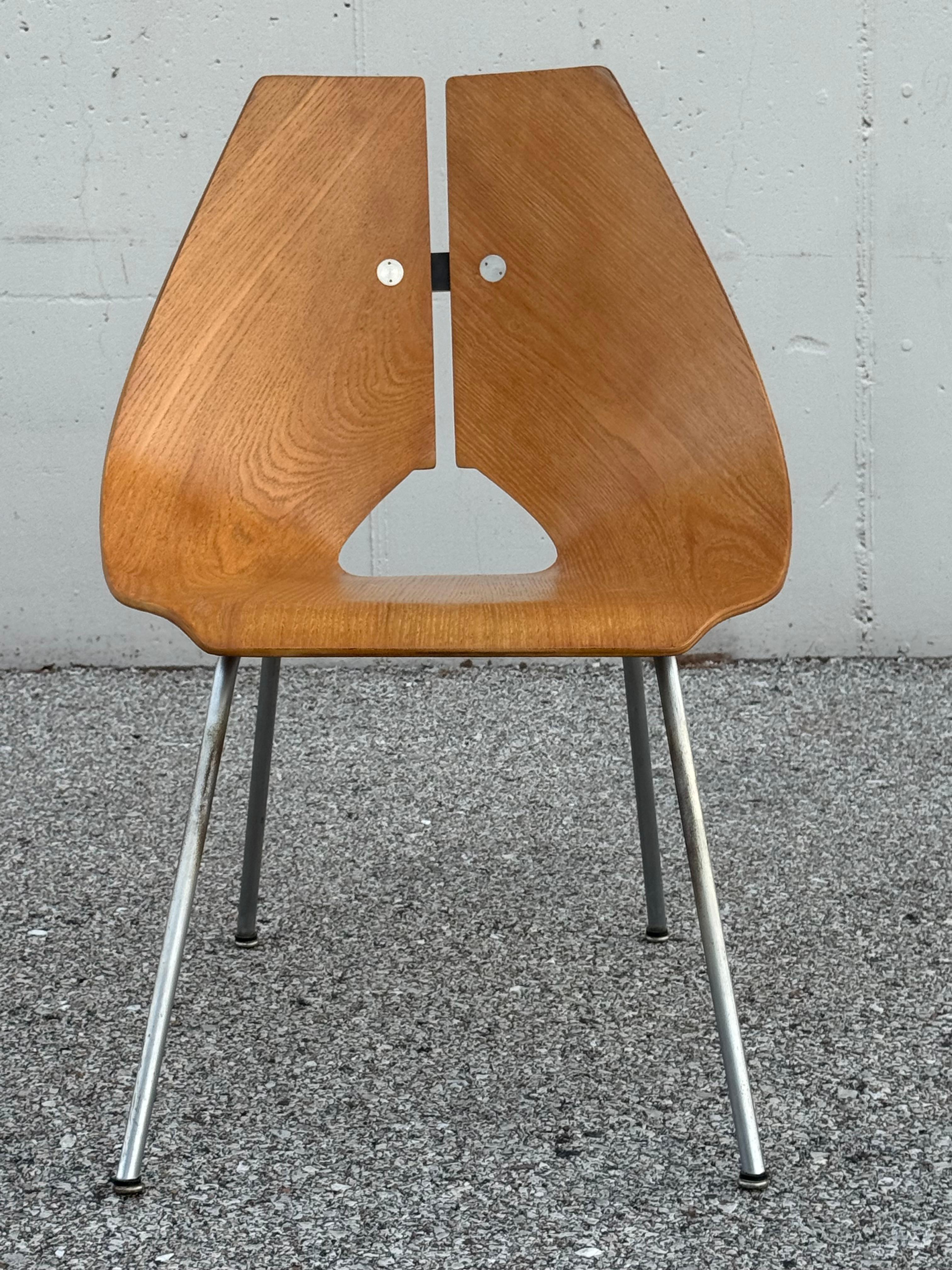 Ray Komai für J.G. Möbel 1950er MCM Bugholz Sperrholz Stuhl - Paar verfügbar - im Angebot 11