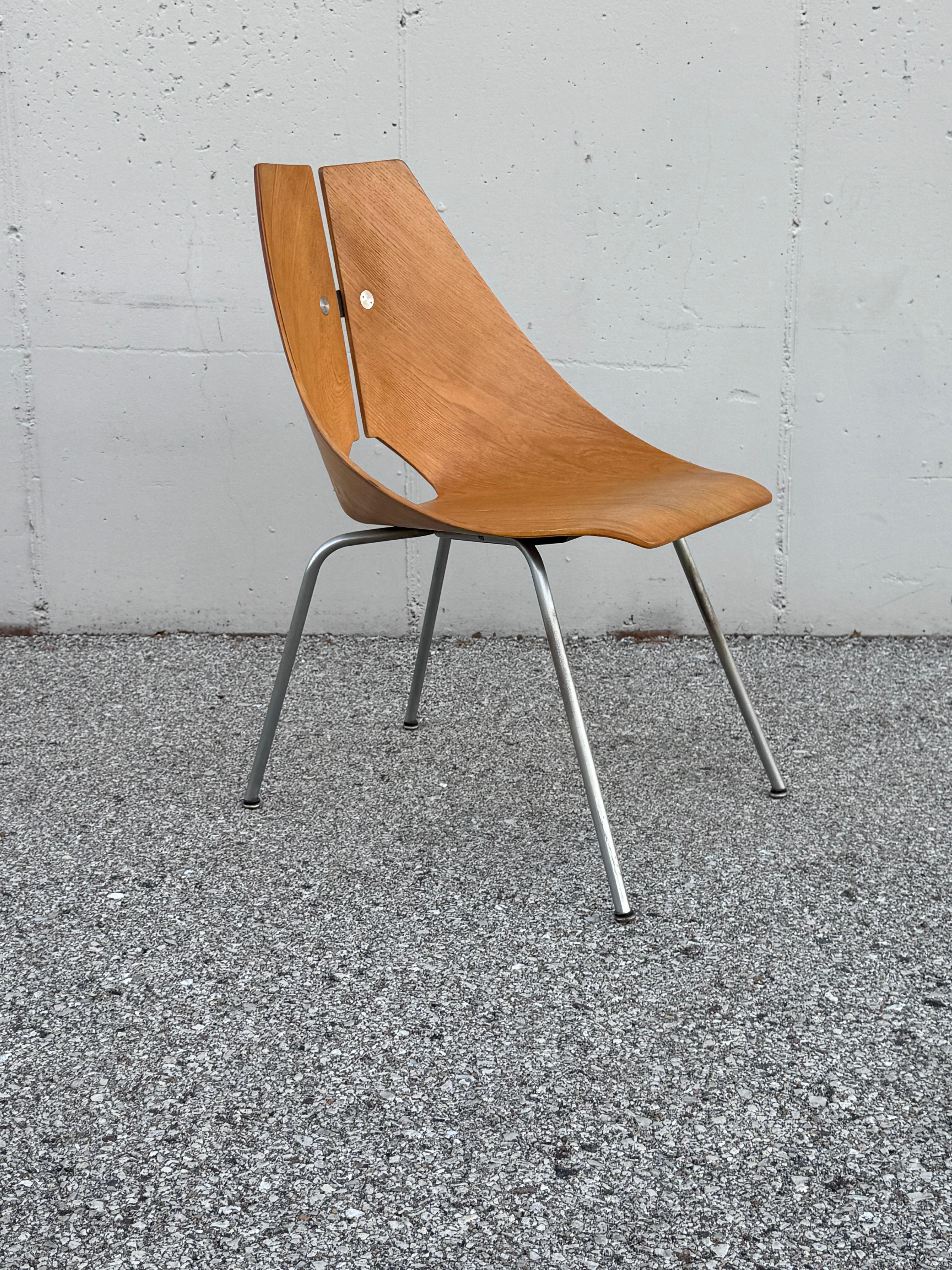 Ray Komai für J.G. Möbel 1950er MCM Bugholz Sperrholz Stuhl - Paar verfügbar - (Mitte des 20. Jahrhunderts) im Angebot