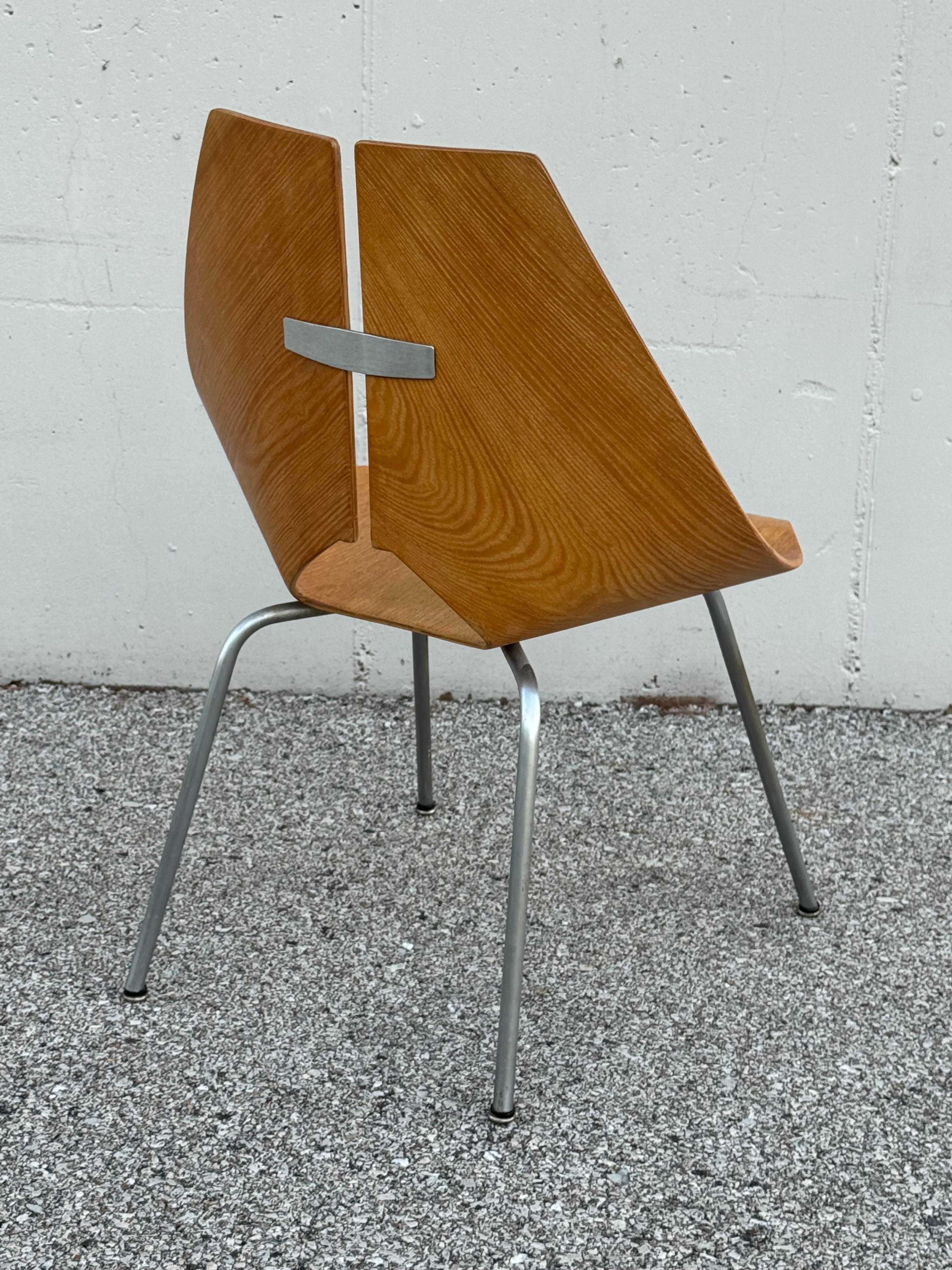 Ray Komai für J.G. Möbel 1950er MCM Bugholz Sperrholz Stuhl - Paar verfügbar - im Angebot 2